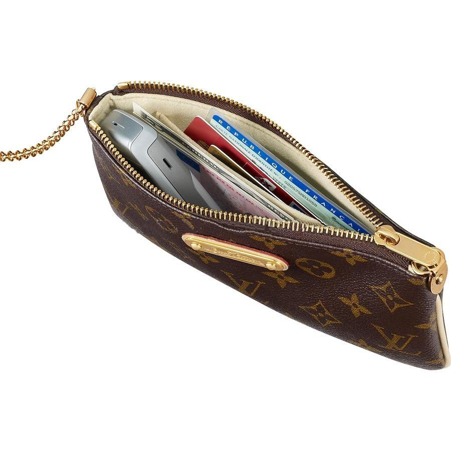 Cheap Replica Louis Vuitton Milla Clutch MM Monogram Canvas M60094